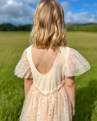 'Golden Unicorn' - Apricot Ballerina Party Gown
