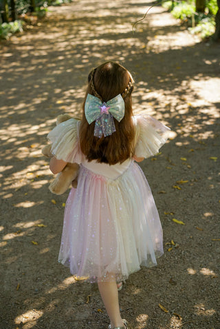 'Rainbow Hearts' - Ballerina Pink Ballerina Party Gown