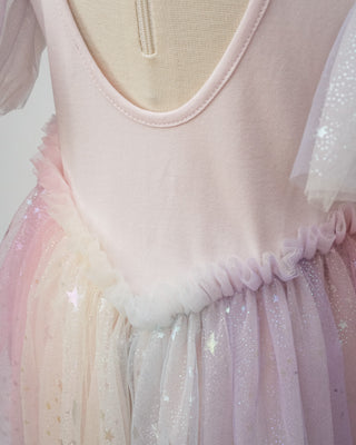 'Rainbow Hearts' - Ballerina Pink Ballerina Party Gown