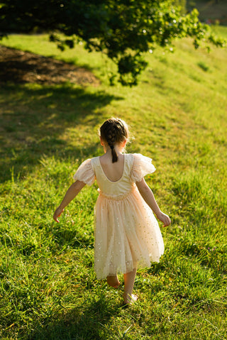 'Golden Unicorn' - Apricot Ballerina Party Gown