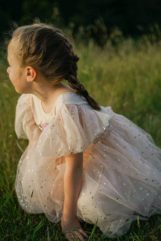 'Golden Unicorn' - Apricot Ballerina Party Gown