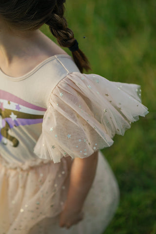 'Golden Unicorn' - Apricot Ballerina Party Gown