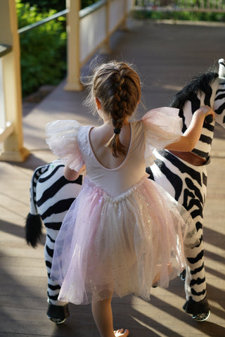 'Rainbow Hearts' - Ballerina Pink Ballerina Party Gown